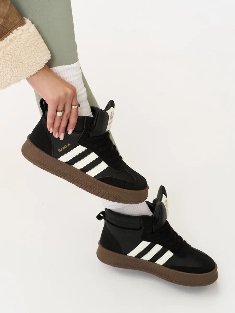 Кроссовки зимние, утепленные, высокие