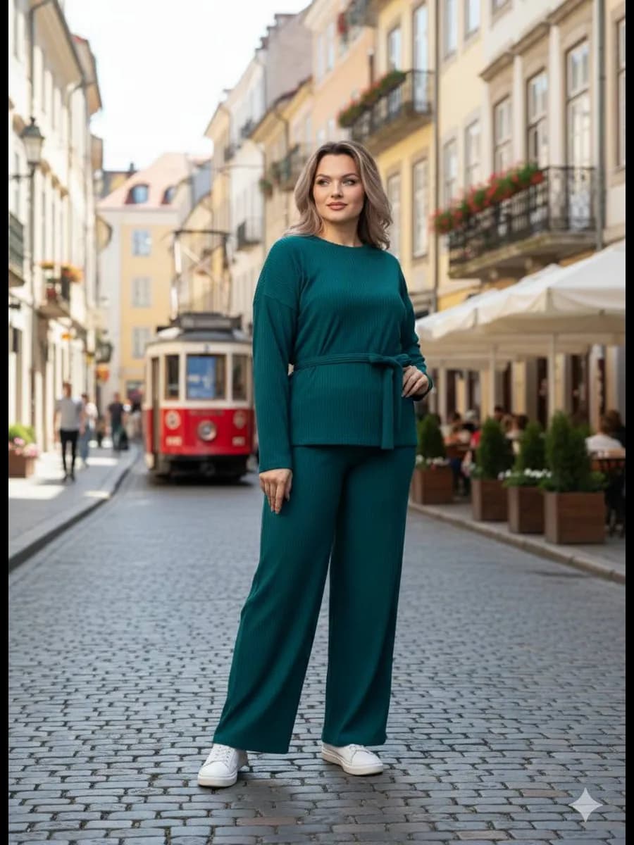 Костюм теплый лапша с брюками