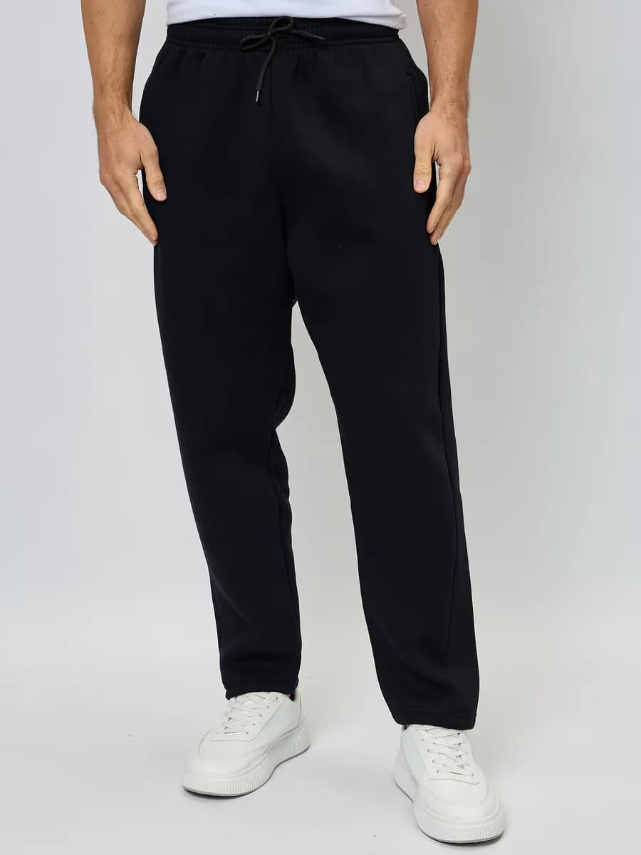 Спортивные штаны прямые с начесом