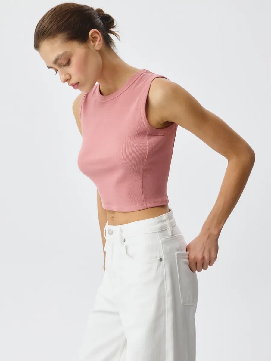 Топ базовый однотонный под пиджак