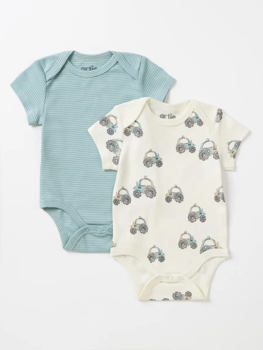 Боди для новорожденных набор с коротким рукавом