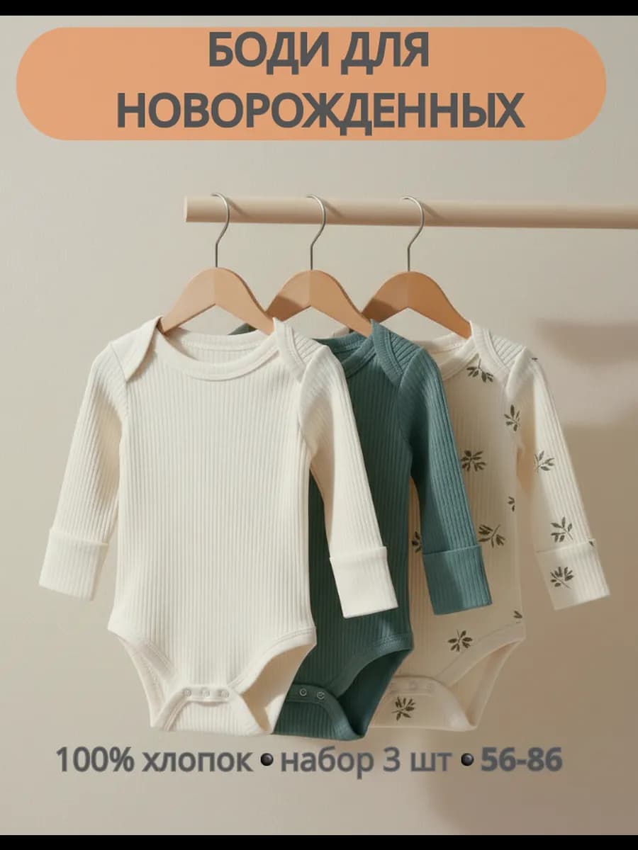 Бодики для новорожденных