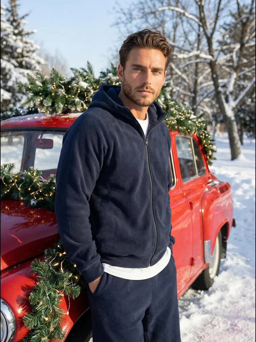 Спортивный костюм утепленный - фото 1