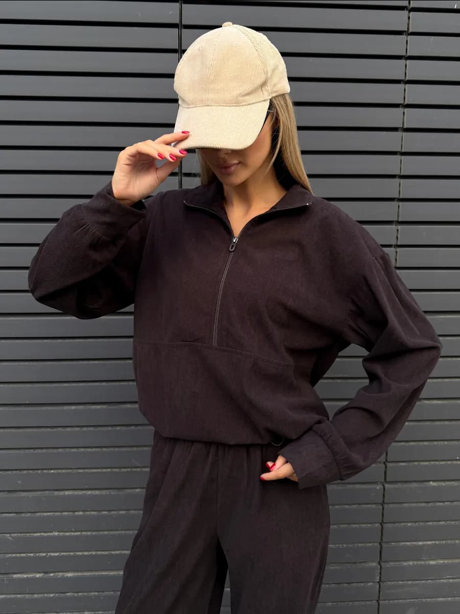 Костюм вельвет спортивный двойка