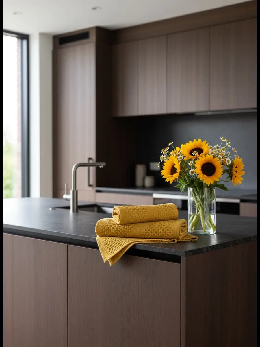 Полотенце вафельное кухонное 40х70 см, хлопок 100%