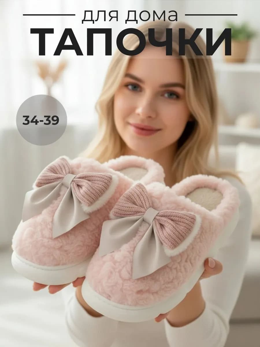 Тапочки домашние мягкие