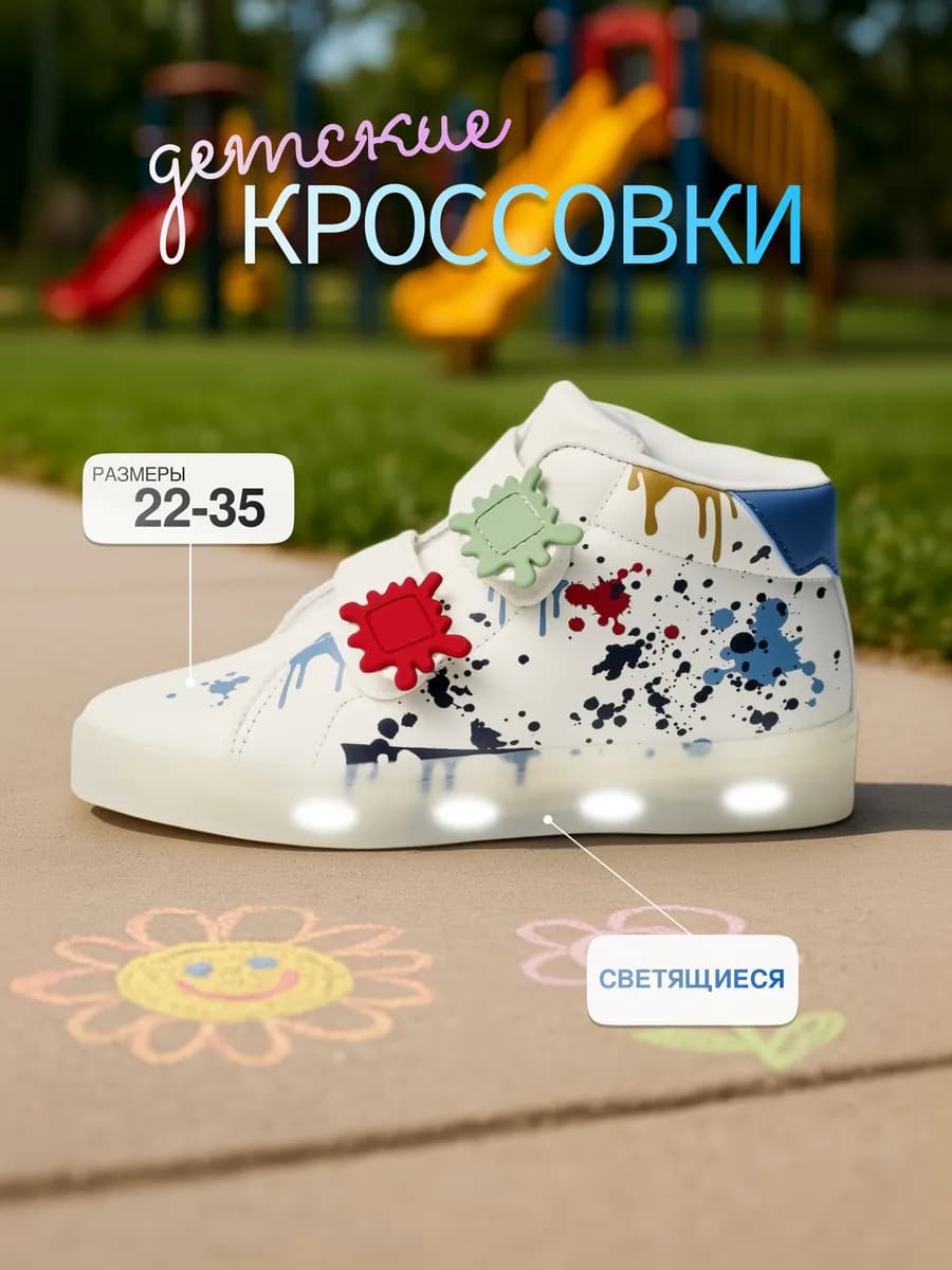 Кроссовки светящиеся