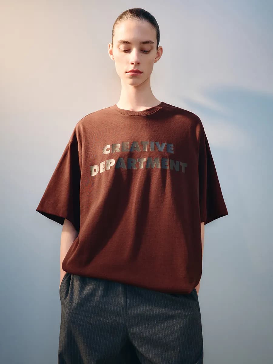 Футболка оверсайз с принтом