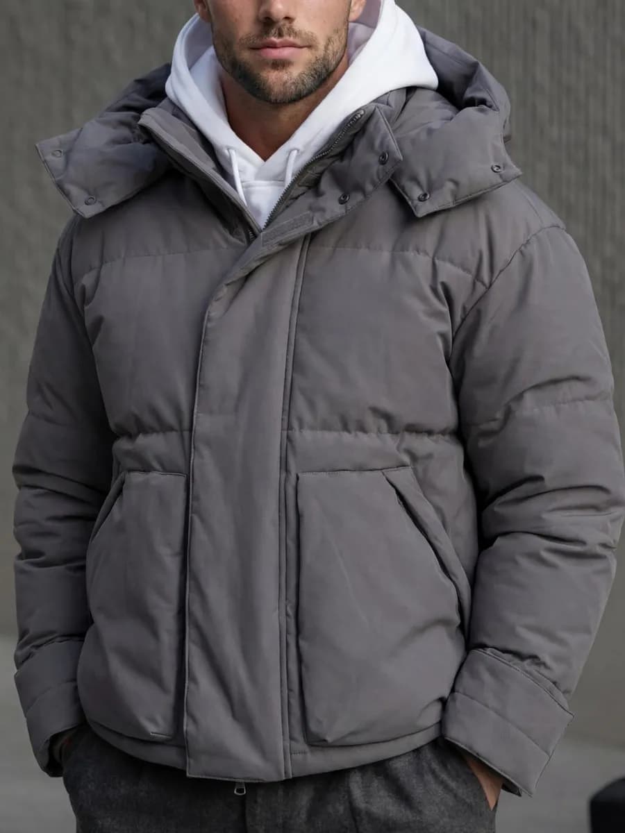 Куртка демисезонная оверсайз короткая