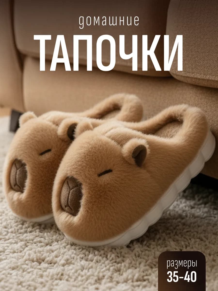 Тапочки домашние мягкие