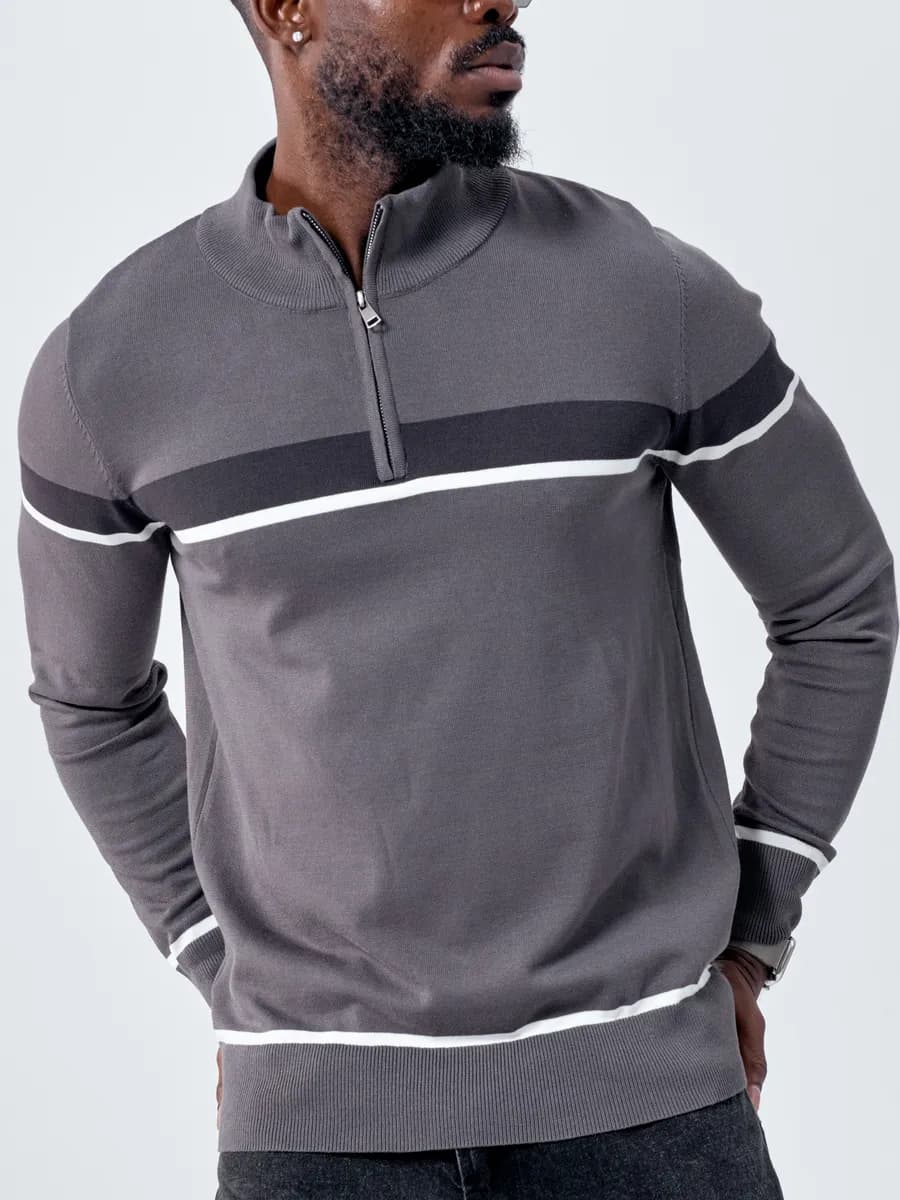 Джемпер на молнии мужской