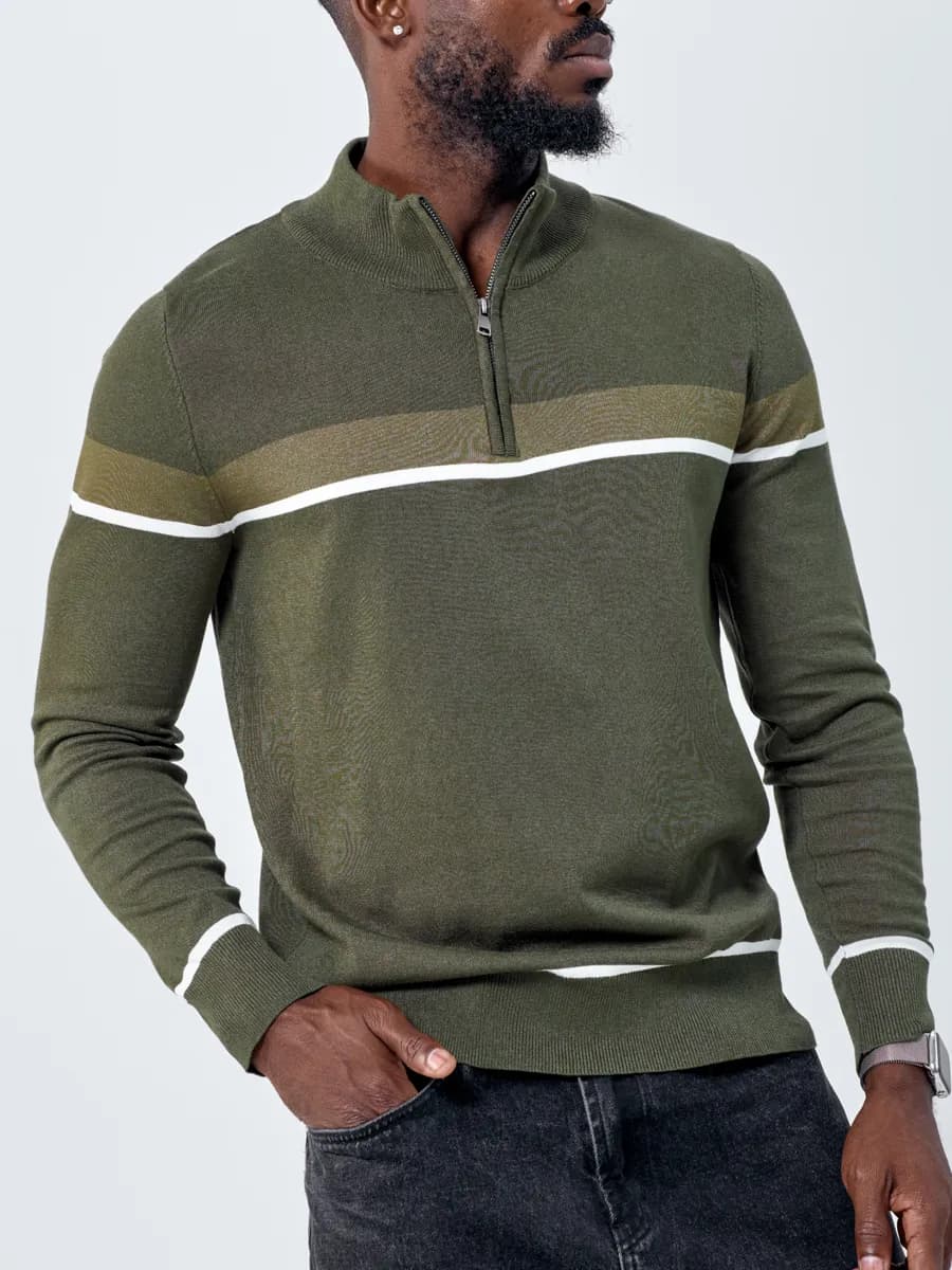 Джемпер на молнии мужской