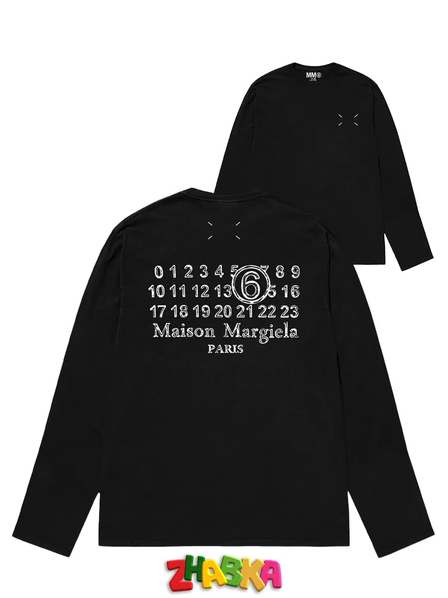 лонгслив с принтом оверсайз MAISON MARGIELA маржела sk8
