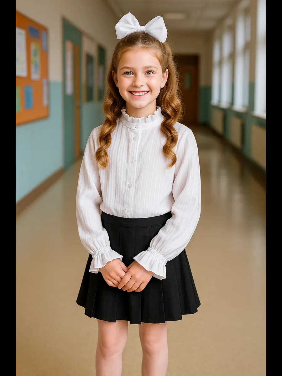 Блузка для девочки праздничная