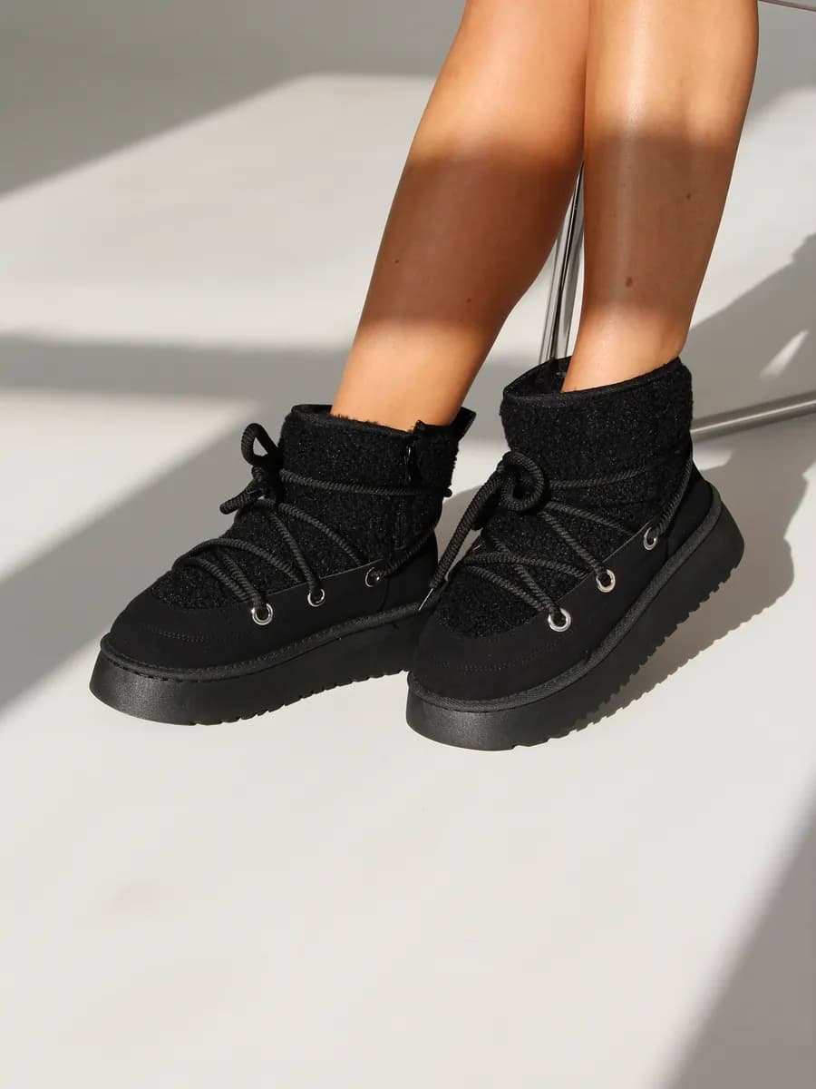 Зимние угги на платформе