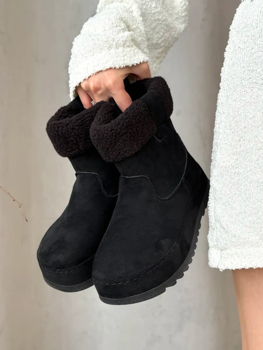 Угги высокие зимние с мехом