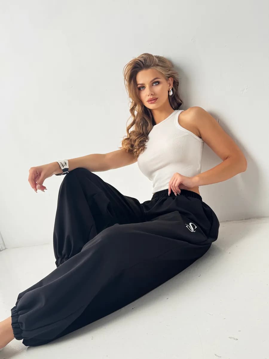 спортивные штаны багги оверсайз