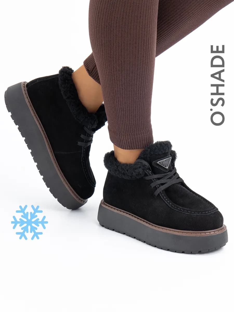 Ботинки женские зимние короткие