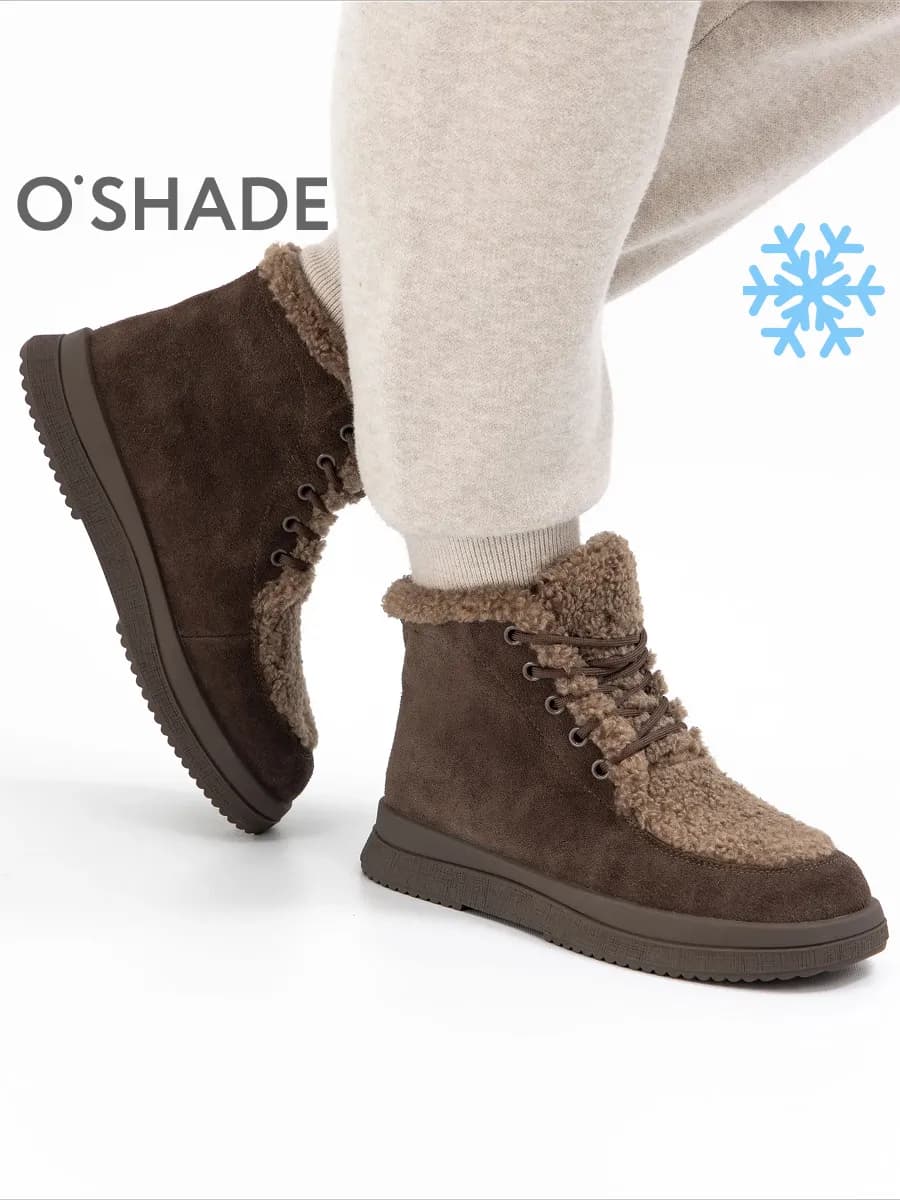 Ботинки женские зимние коричневые