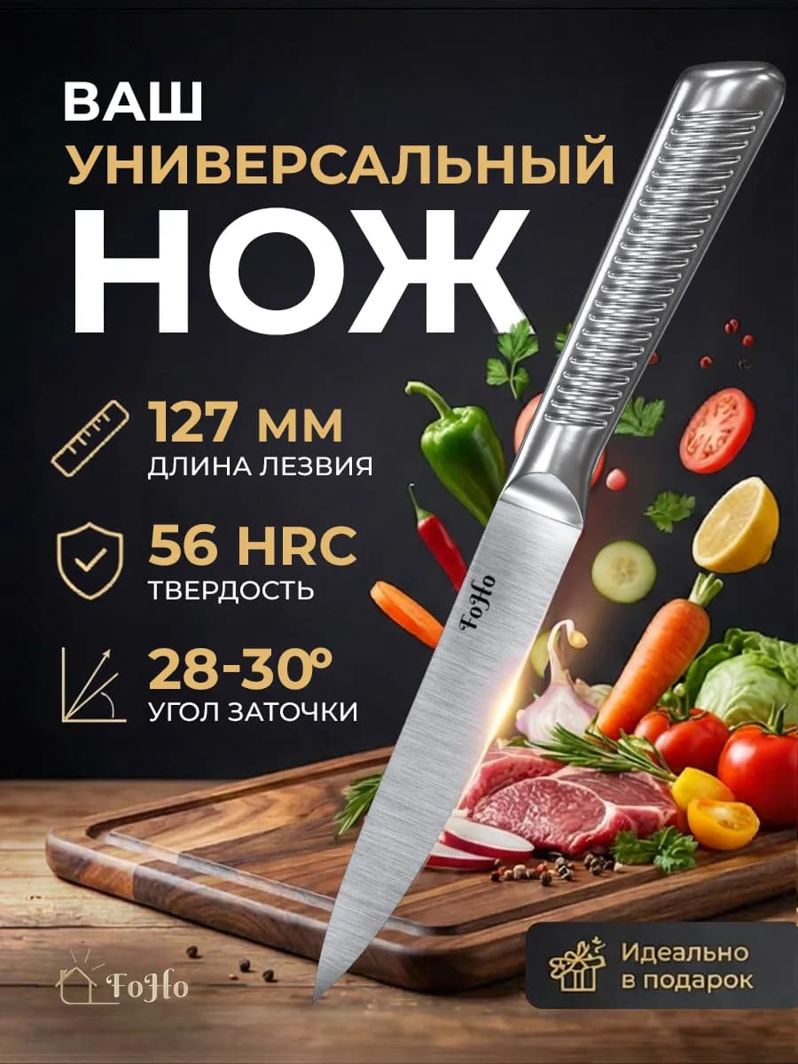 Кухонный нож универсальный 13 см