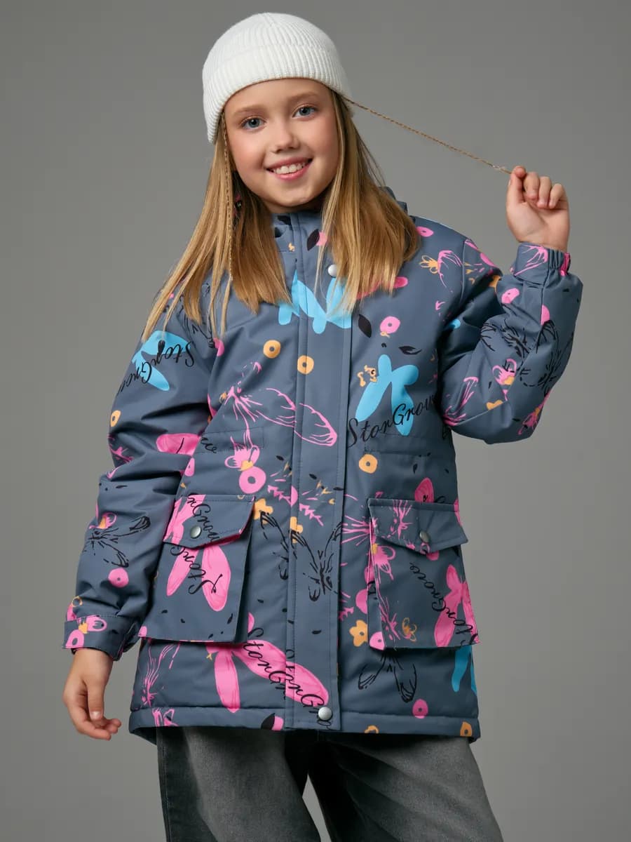 Куртка весенняя с капюшоном