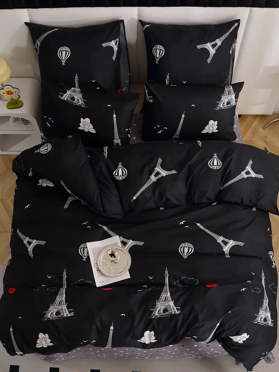 Постельное белье 1.5 спальное Сатин HD-017