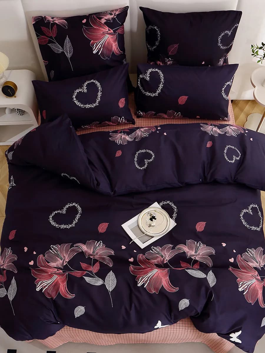 Постельное белье 1.5 спальное Сатин HD-020