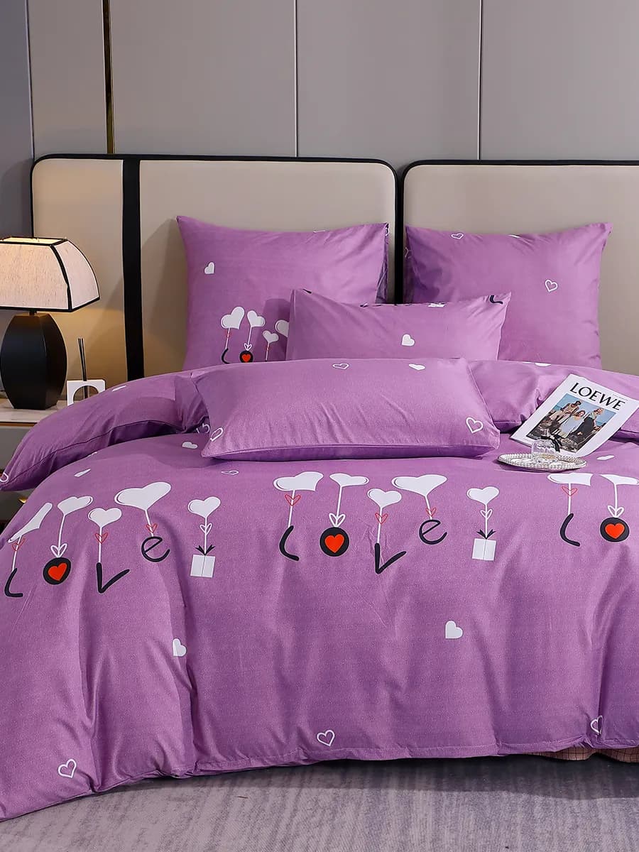 Постельное белье 1.5 спальное Сатин HD-021