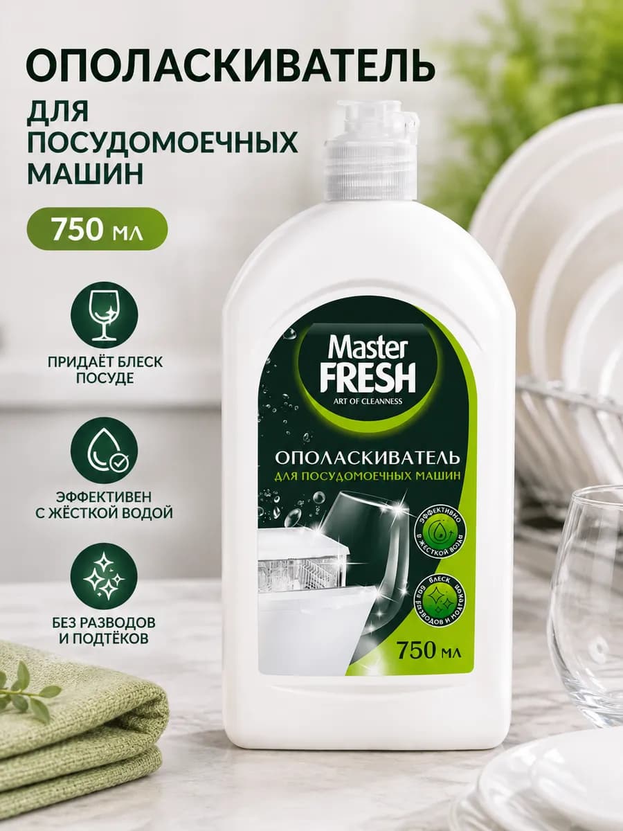 Ополаскиватель для посудомоечной машины 750мл