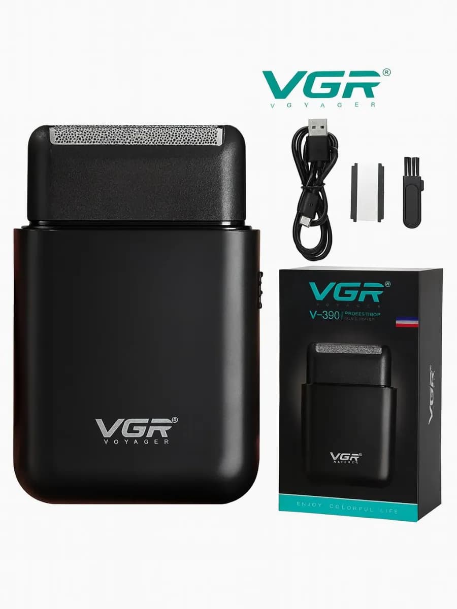 бритва мужская шейвер для бритья бороды с триммером