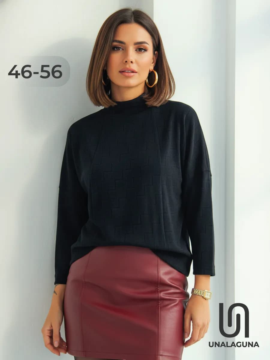 Джемпер теплый зимний свободный