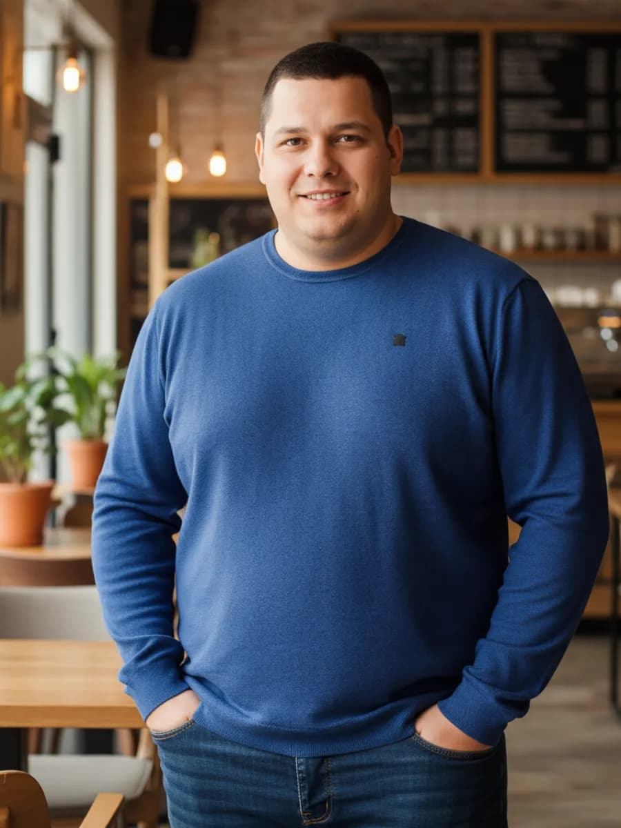 Джемпер большого размера - фото 1