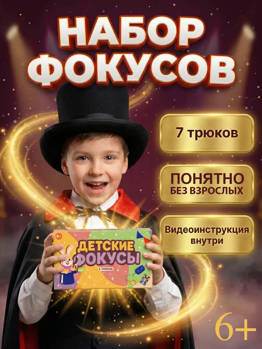 Новогодний набор фокусника для детей