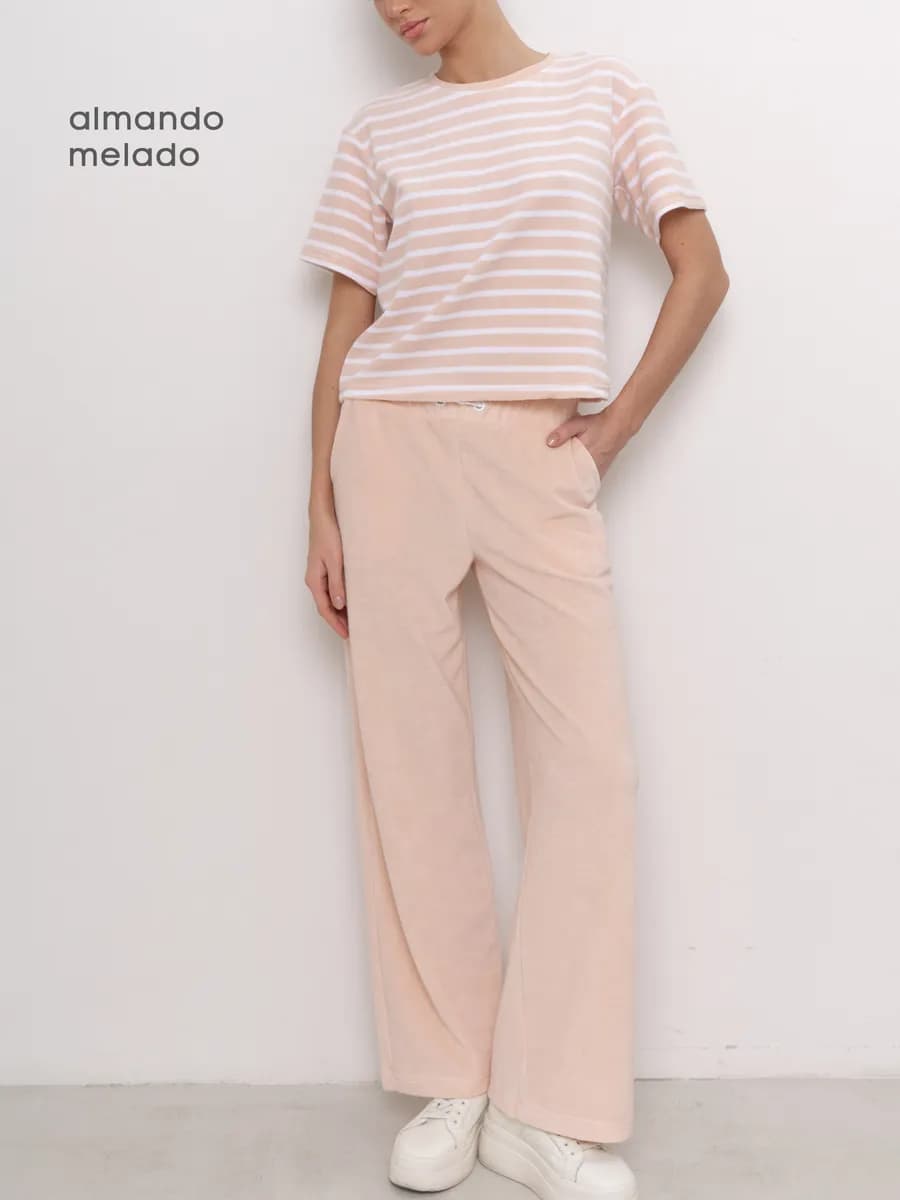 Брюки домашние махровые