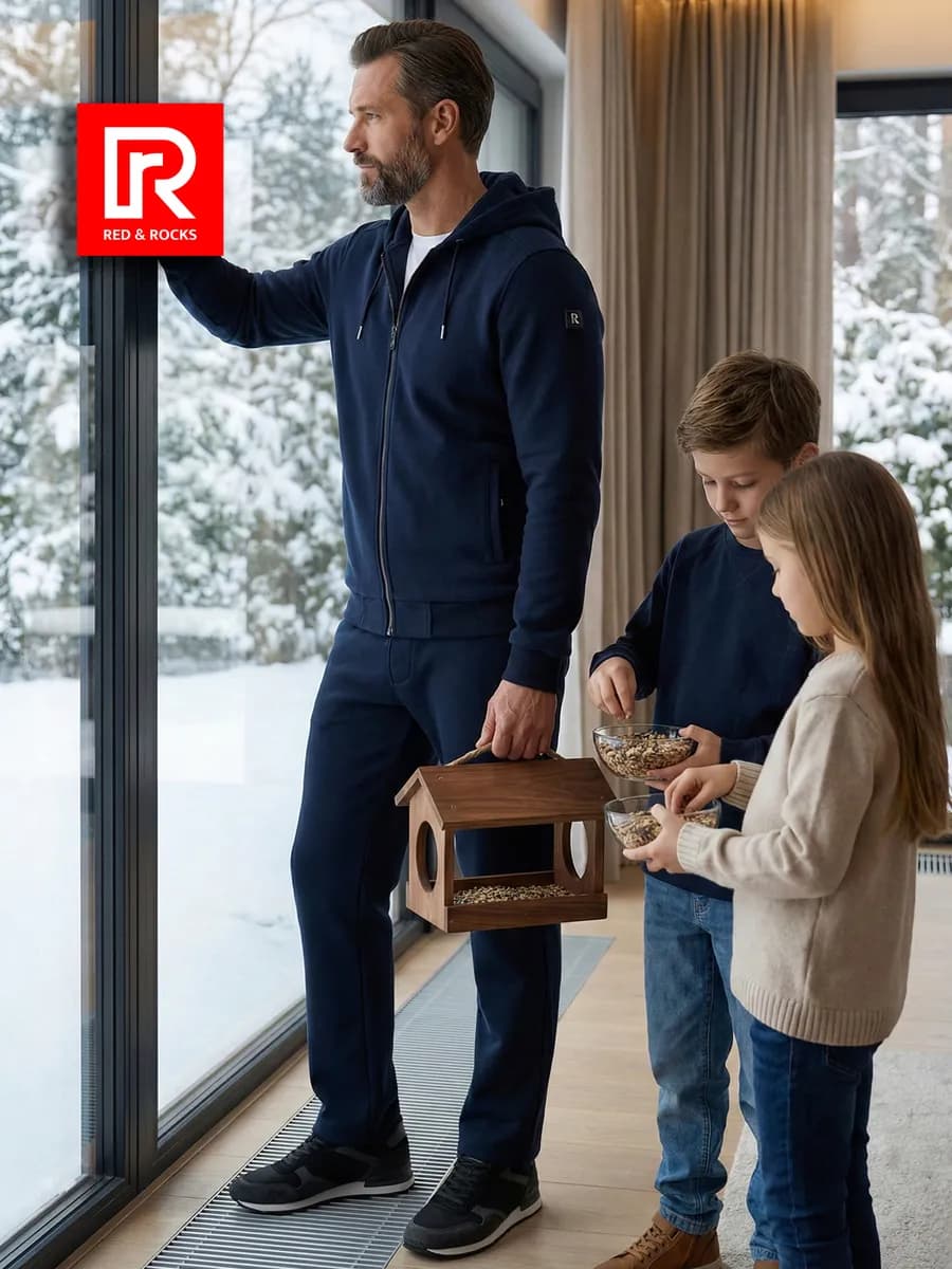 Спортивный костюм мужской утепленный с начесом