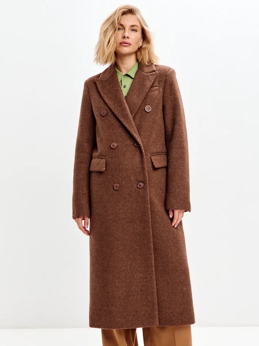 Пальто зимнее оверсайз утепленное