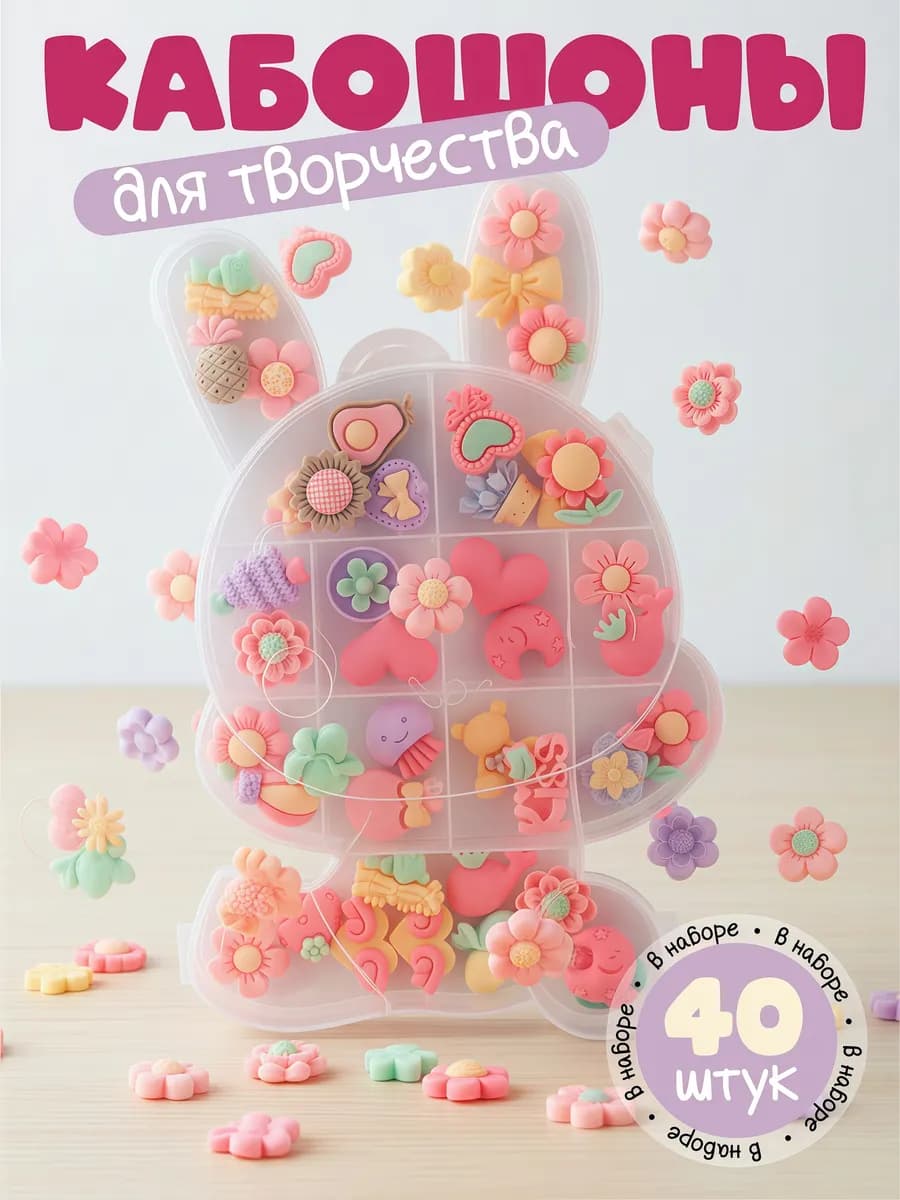 Кабошоны мини игрушки для поделок и рукоделия