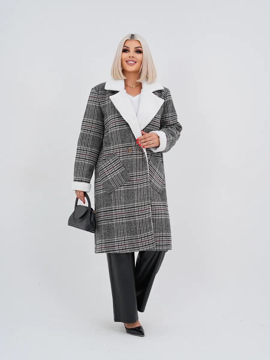 Куртка пальто утепленное большие размеры