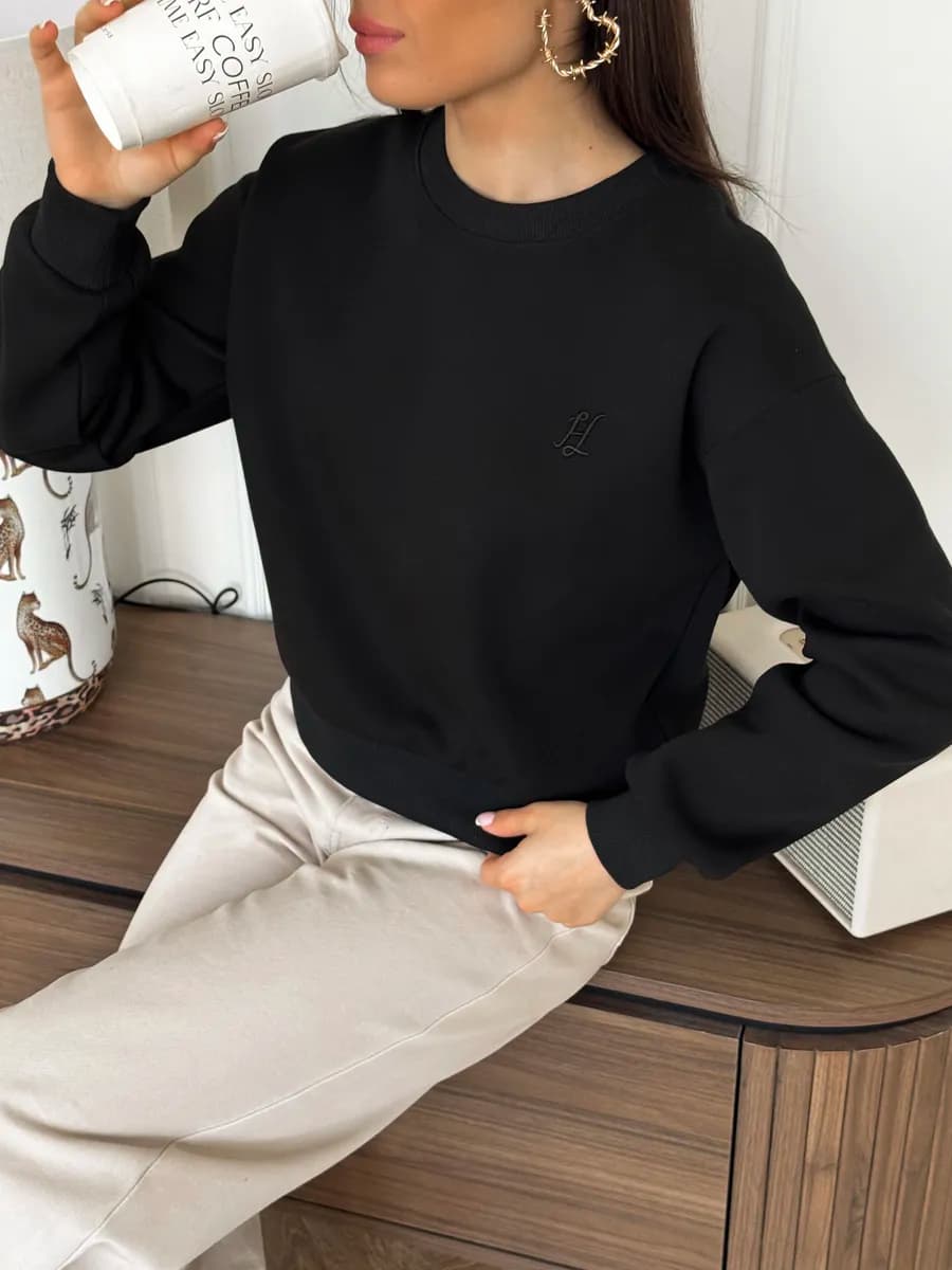 Свитшот однотонный - фото 1