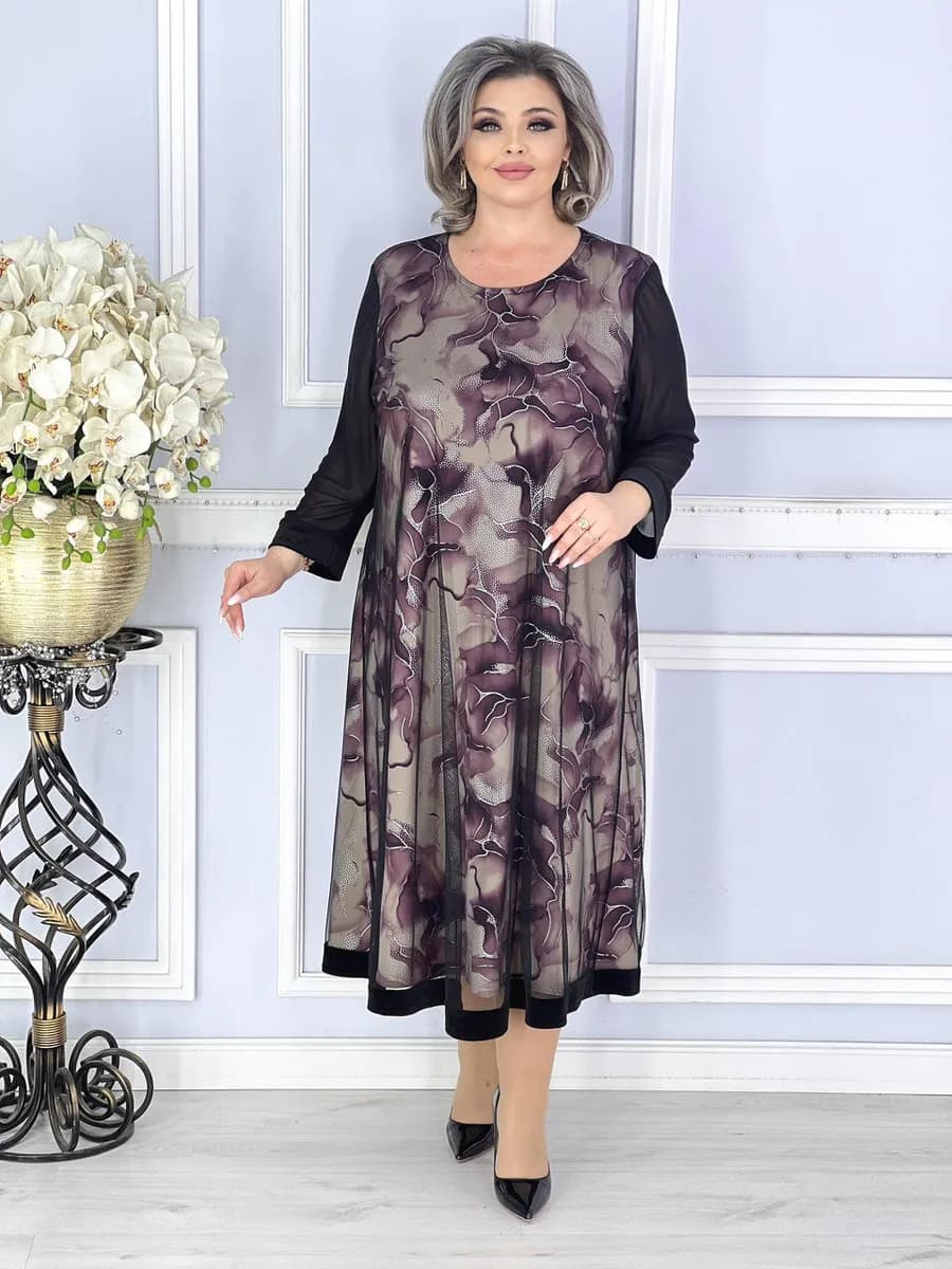 Платье праздничное больших размеров