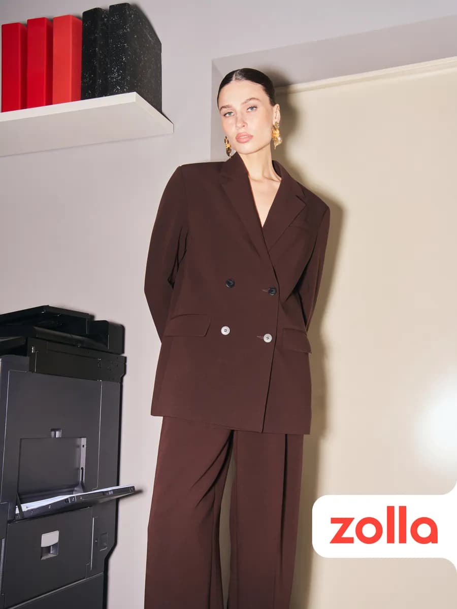 Женский оверсайз жакет двубортный