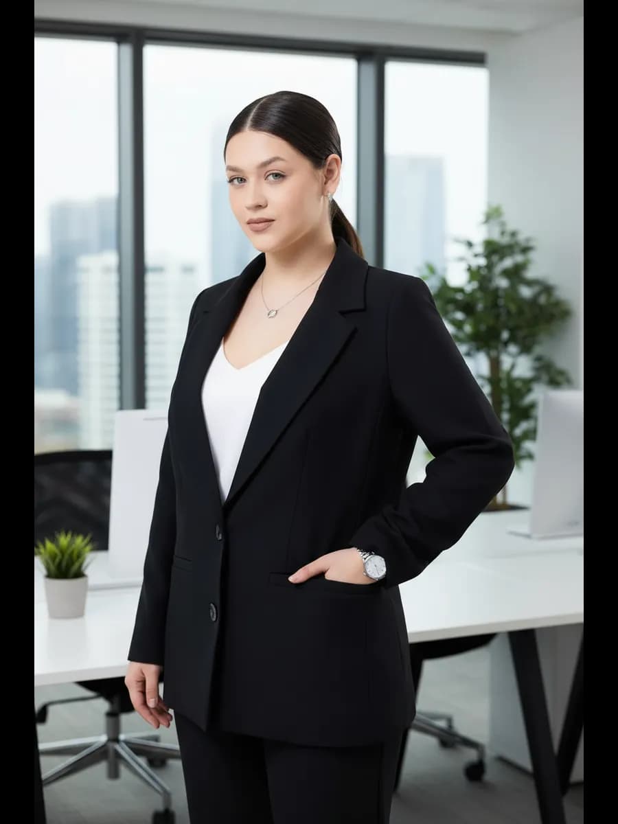 Пиджак классический больших размеров