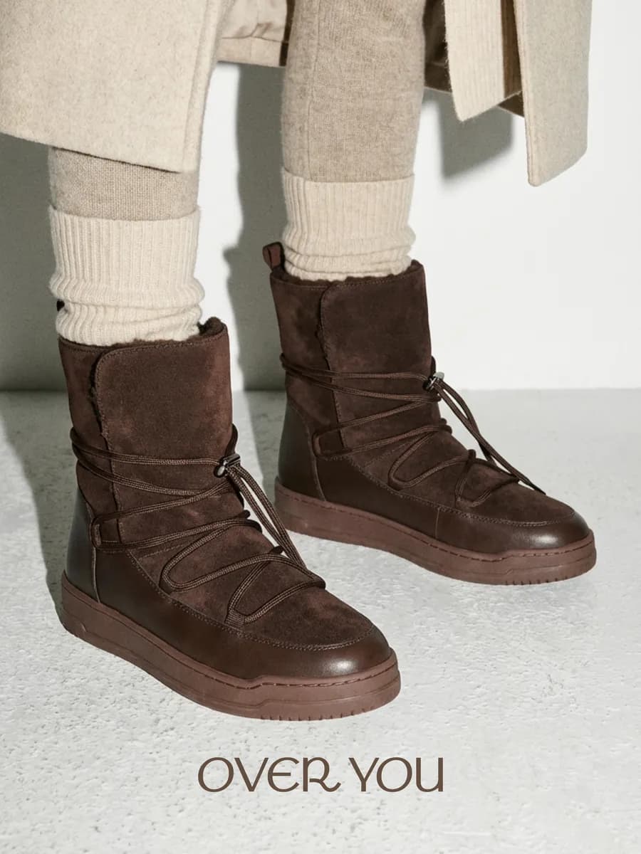 Угги высокие еврозима на платформе