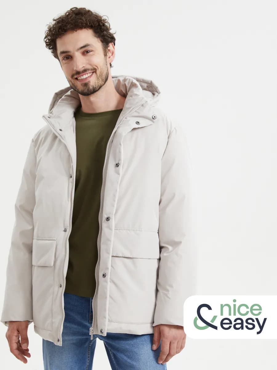 Мужская куртка-парка с капюшоном