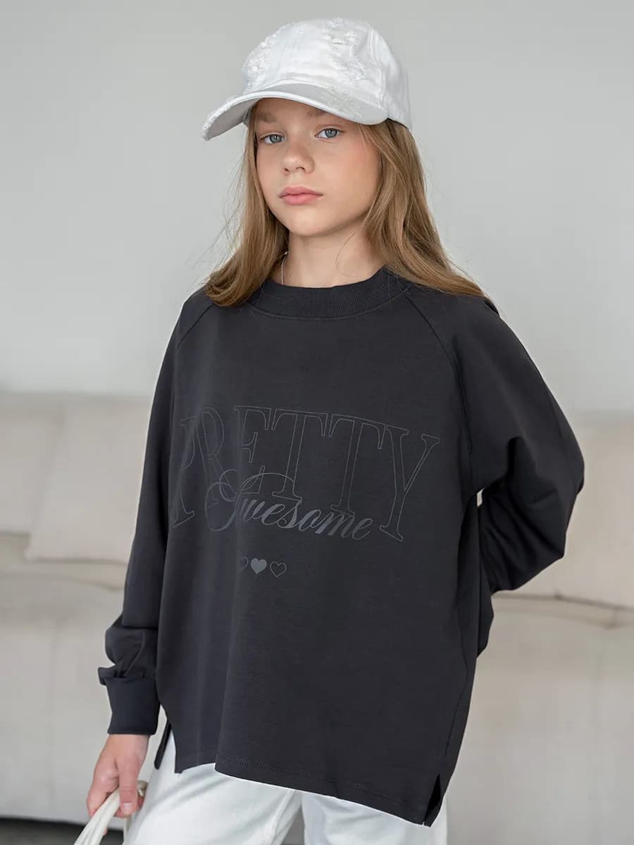 Свитшот для девочки осенний