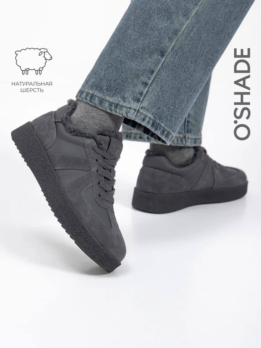 Кеды зимние женские с мехом