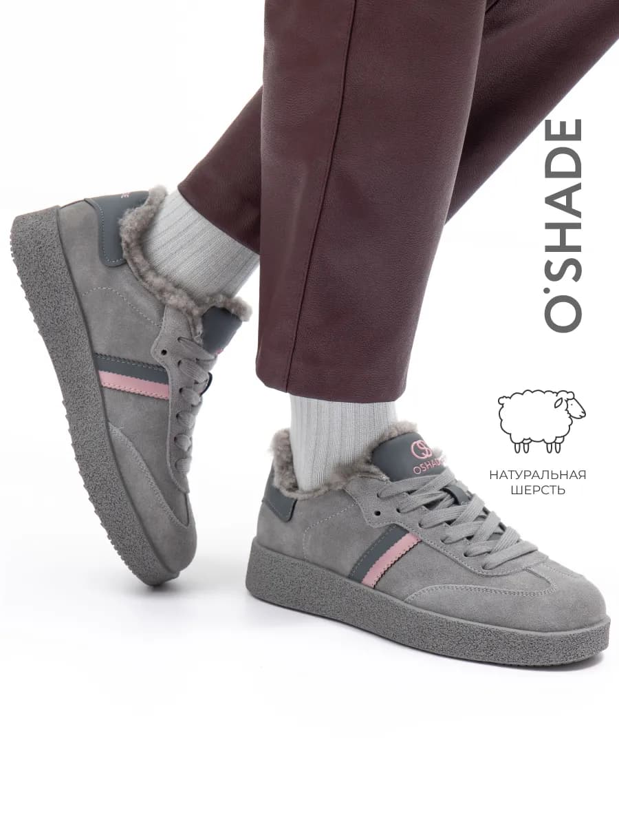 O'SHADE Кеды зимние женские с мехом