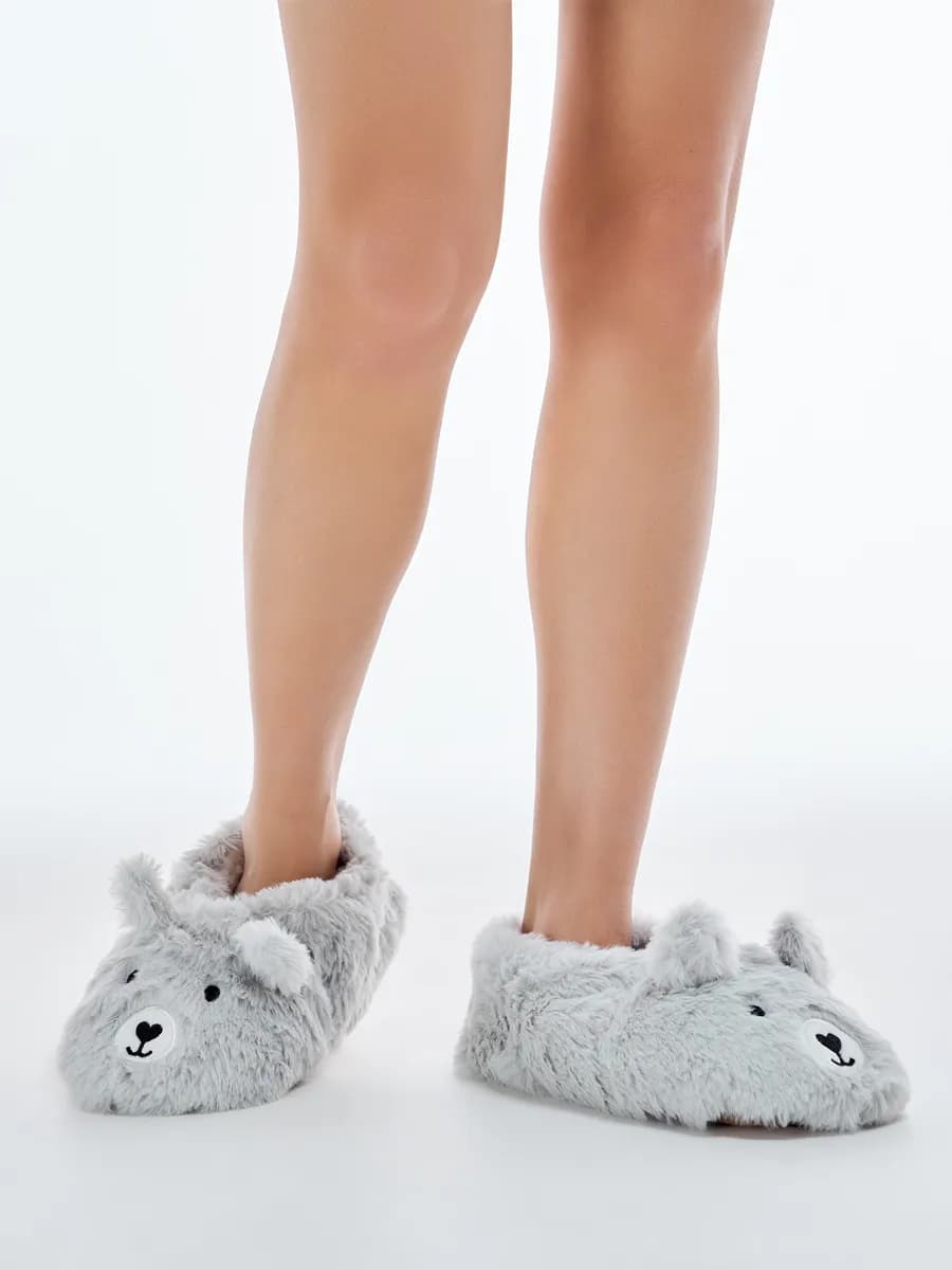 Тапки игрушки мишки