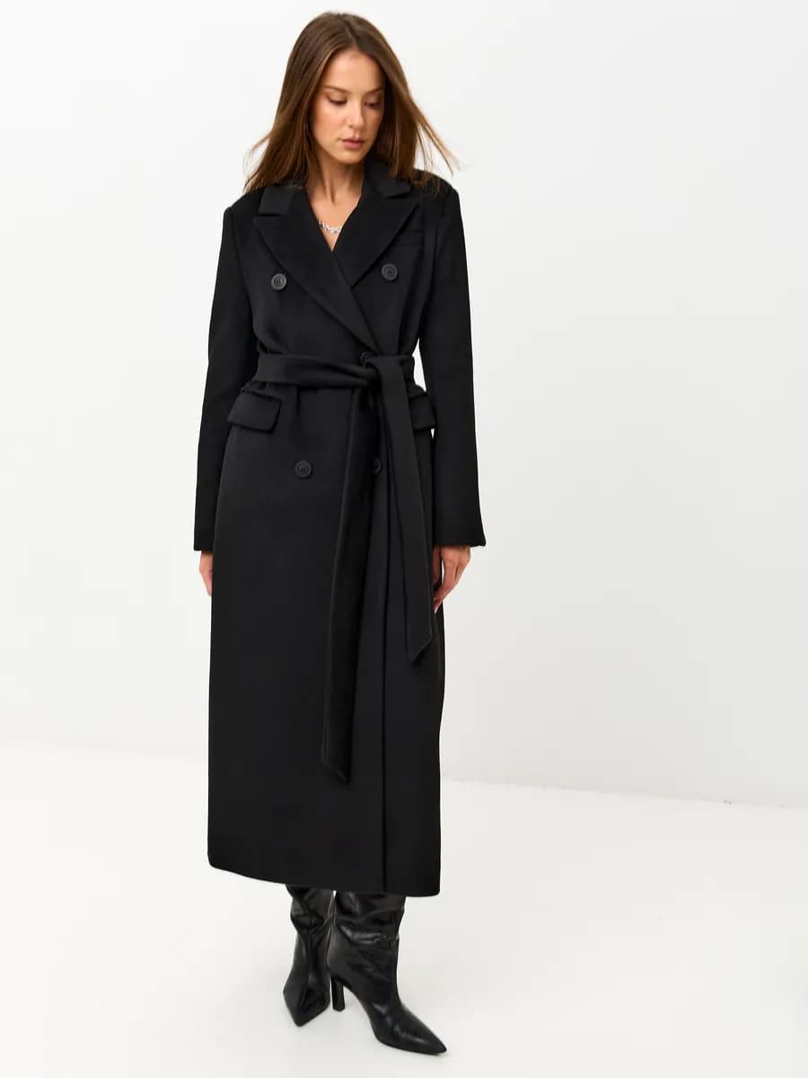 Длинное демисезонное Пальто веснаосень