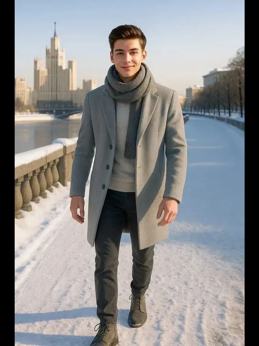 Пальто оверсайз демисезонное - фото 1